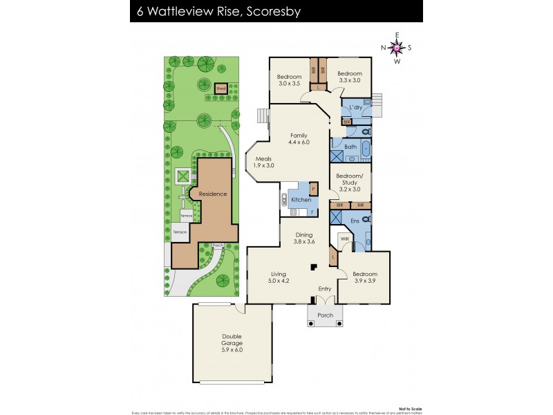6 Wattleview Rise, Scoresby VIC 3179 Floorplan