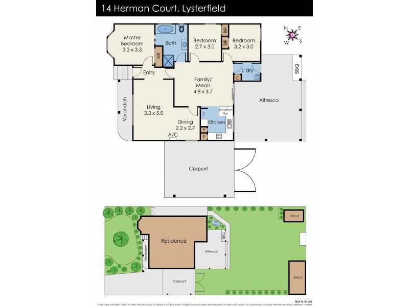 14 Herman Court, Lysterfield VIC 3156 Floorplan