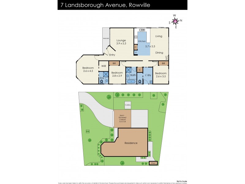 7 Landsborough Avenue, Rowville VIC 3178 Floorplan