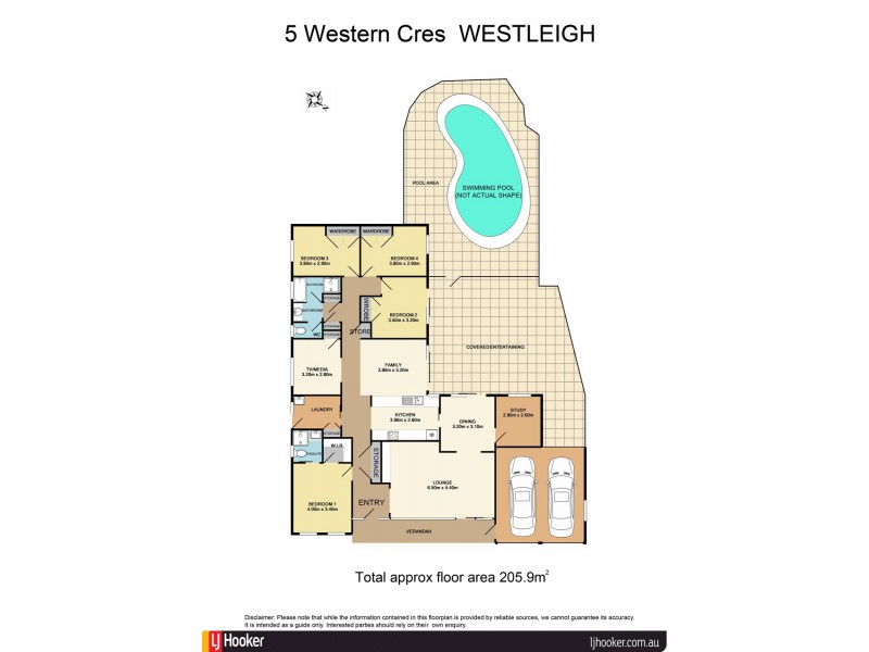 5 Western Crescent, Westleigh NSW 2120 Floorplan