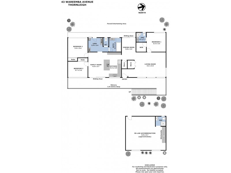 43 Wareemba Avenue, Thornleigh NSW 2120 Floorplan
