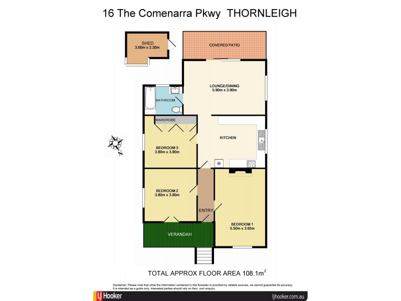 16 The Comenarra Parkway, Thornleigh NSW 2120 Floorplan