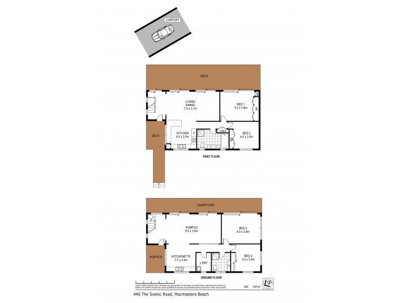 440 The Scenic Road, Macmasters Beach NSW 2251 Floorplan