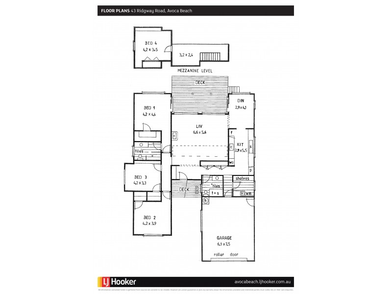 43 Ridgway Road, Avoca Beach NSW 2251 Floorplan