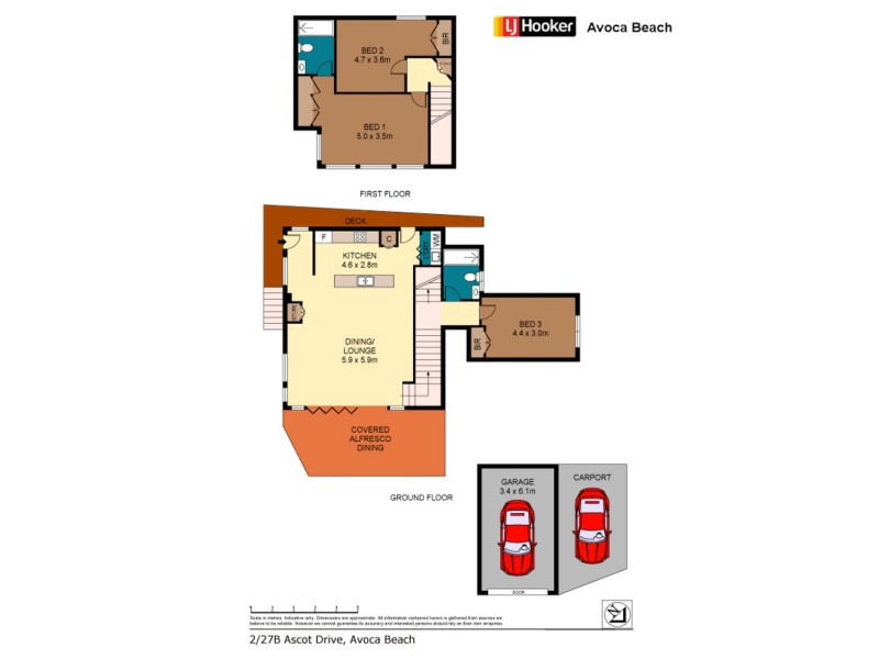 2/27b Ascot Avenue, Avoca Beach NSW 2251 Floorplan