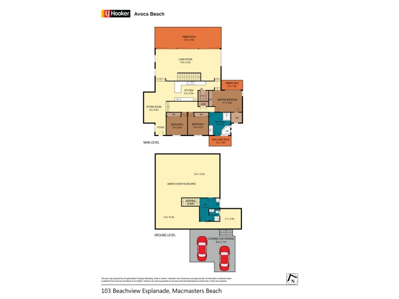 103 Beachview Esplanade, Macmasters Beach NSW 2251 Floorplan