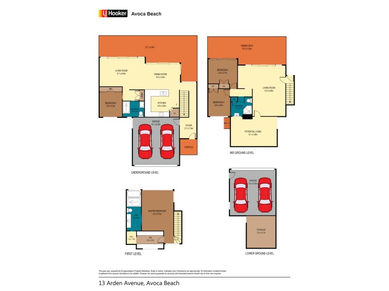 13 Fairscene Crescent, Avoca Beach NSW 2251 Floorplan