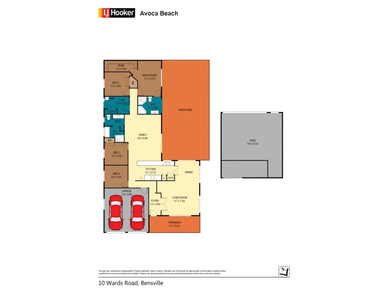 10 Wards Road, Bensville NSW 2251 Floorplan