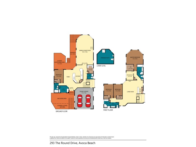 293A The Round Drive, Avoca Beach NSW 2251 Floorplan