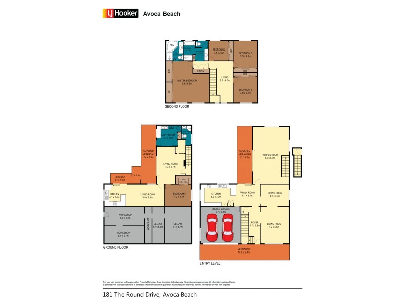 181 The Round Drive, Avoca Beach NSW 2251 Floorplan