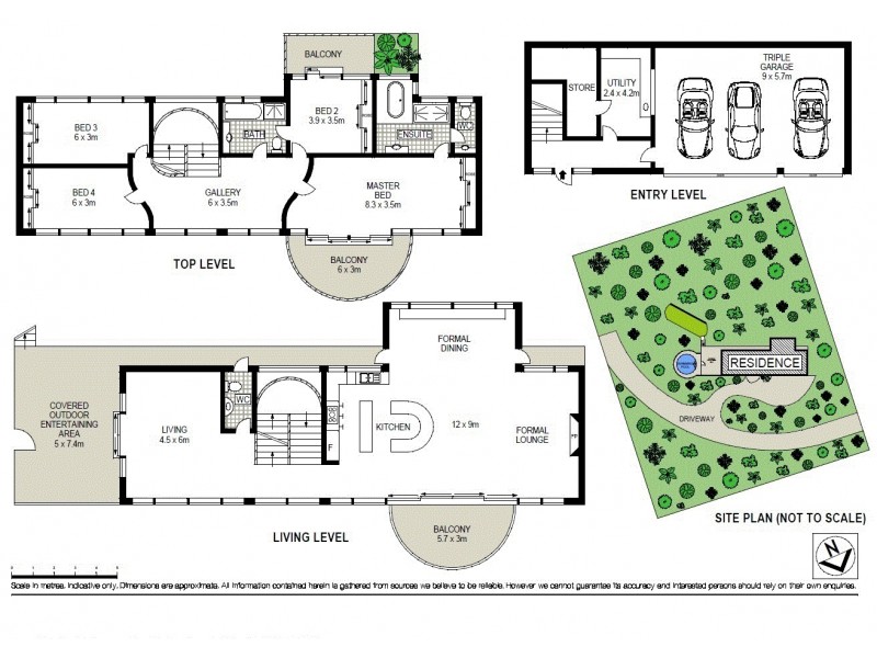 195 Mccarrs Creek Road, Church Point NSW 2105 Floorplan