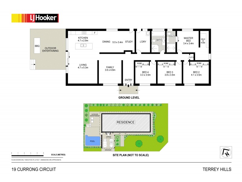 19 Currong Circuit, Terrey Hills NSW 2084 Floorplan