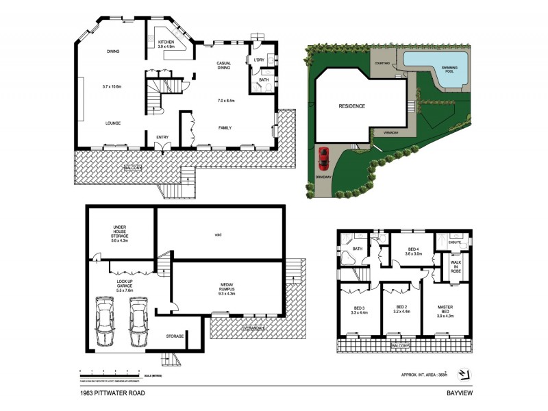 1963 Pittwater Road, Bayview NSW 2104 Floorplan