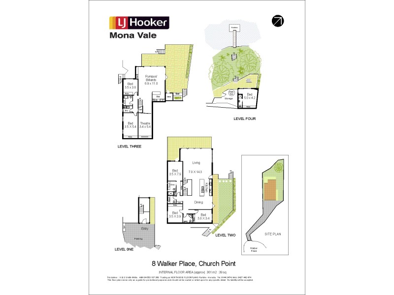 8 Walker Place, Church Point NSW 2105 Floorplan