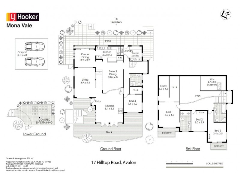 17 Hilltop Road, Avalon Beach NSW 2107 Floorplan