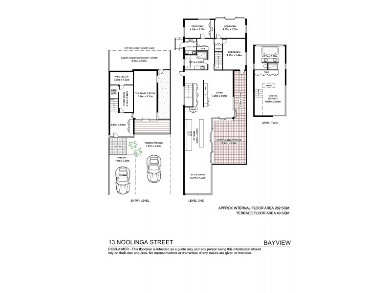 13 Noolinga Road, Bayview NSW 2104 Floorplan