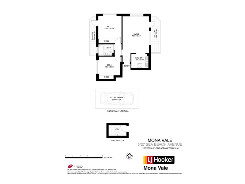 5/27 Seabeach Avenue, Mona Vale NSW 2103 Floorplan