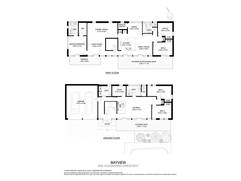 29a Alexandra Crescent, Bayview NSW 2104 Floorplan