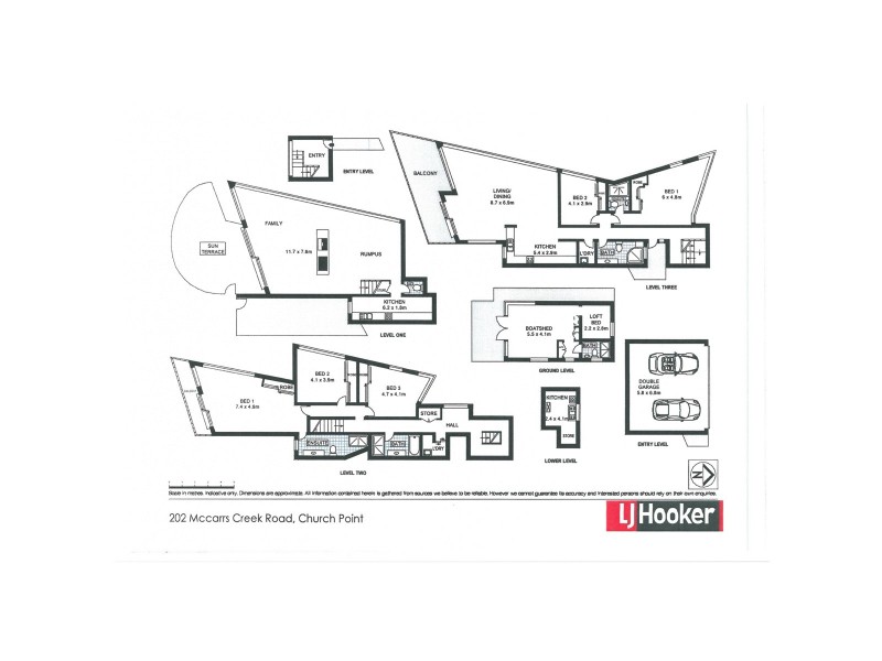 202 Mccarrs Creek Road, Church Point NSW 2105 Floorplan