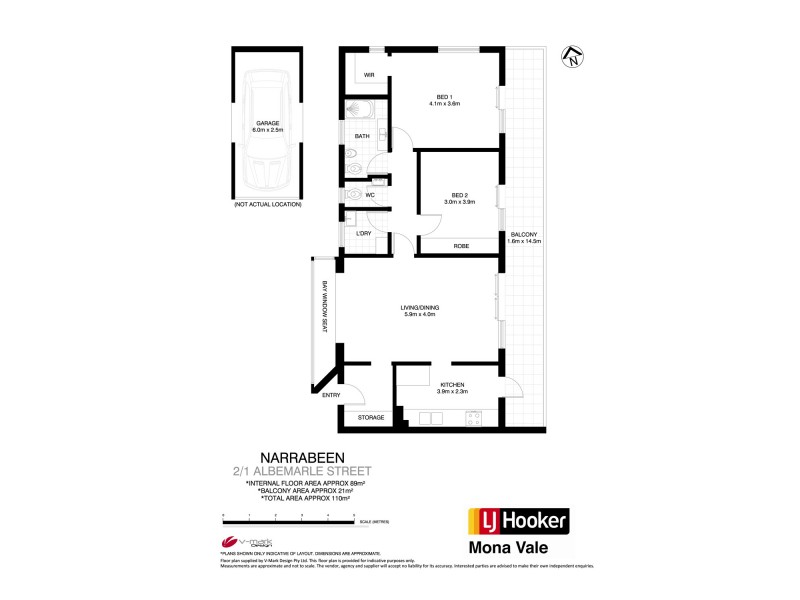 2/1 Albemarle Street, Narrabeen NSW 2101 Floorplan