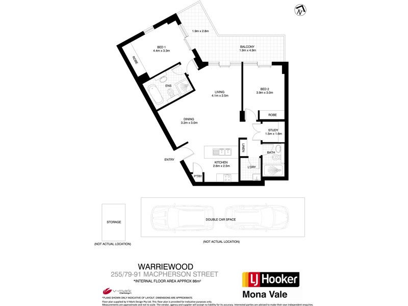 255/79-91 Macpherson Street, Warriewood NSW 2102 Floorplan