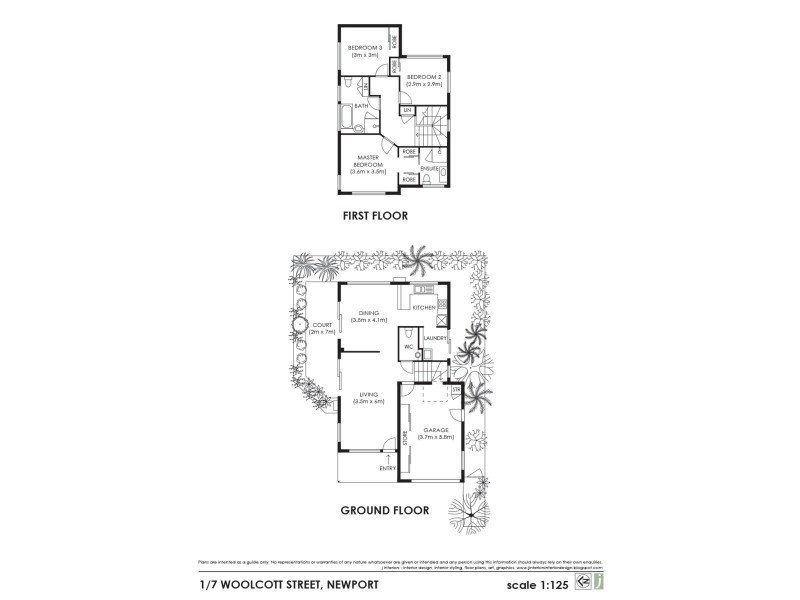 1/7 Woolcott Street, Newport NSW 2106 Floorplan