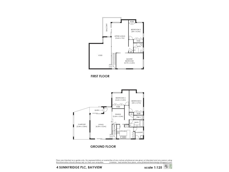 4 Sunnyridge Place, Bayview NSW 2104 Floorplan