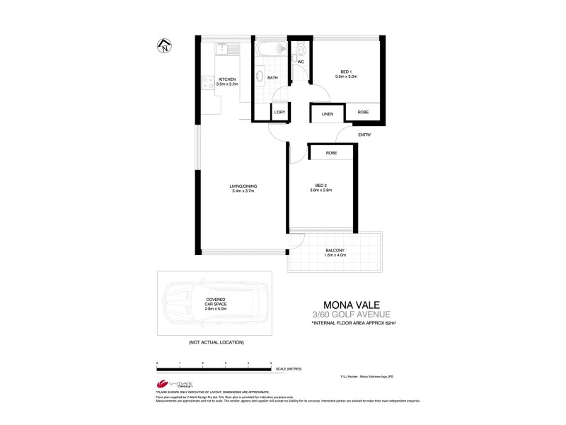 3/60 Golf Avenue, Mona Vale NSW 2103 Floorplan