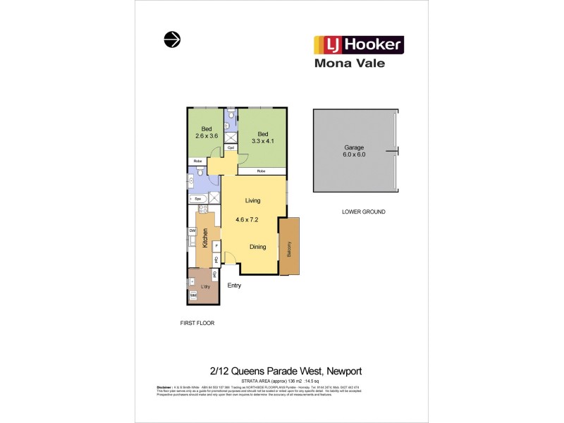 2/12 Queens Parade, Newport NSW 2106 Floorplan