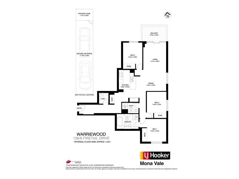 136/6 Firetail Drive, Warriewood NSW 2102 Floorplan