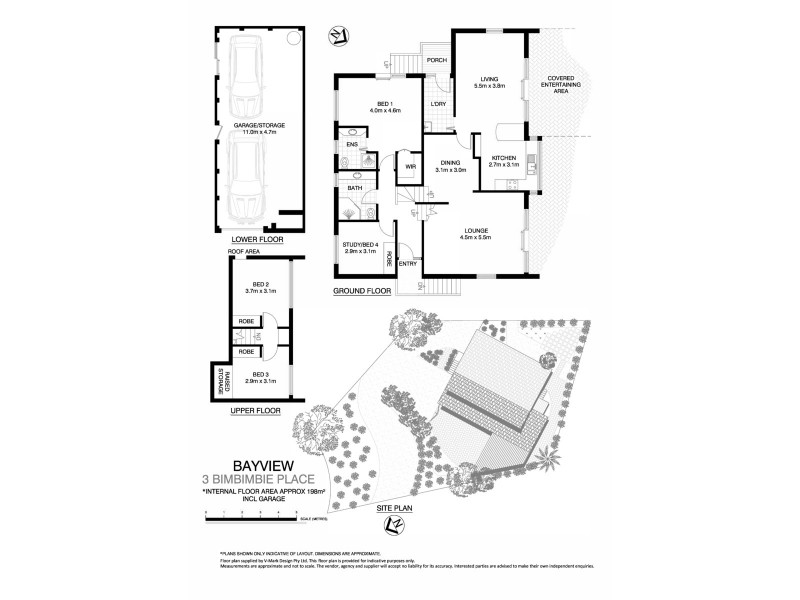 3 Bimbimbie Place, Bayview NSW 2104 Floorplan
