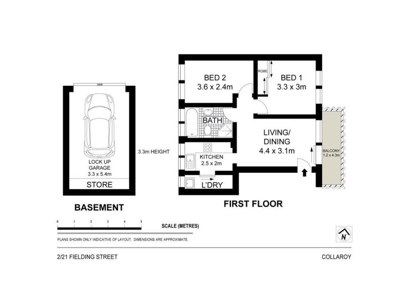 2/21 Fielding Street, Collaroy NSW 2097 Floorplan