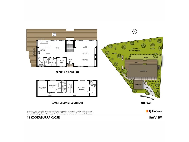 11 Kookaburra Close, Bayview NSW 2104 Floorplan