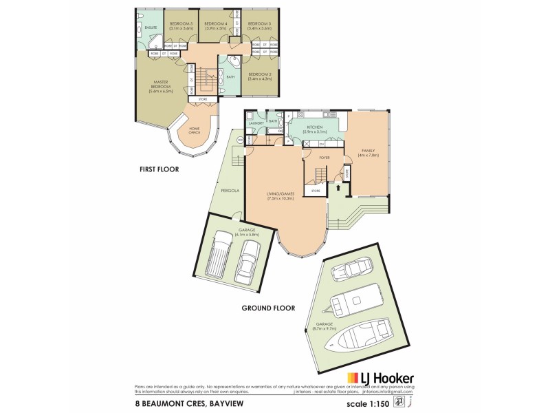 8 Beaumont Crescent, Bayview NSW 2104 Floorplan