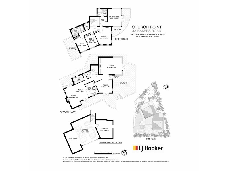 4a Bakers Road, Church Point NSW 2105 Floorplan