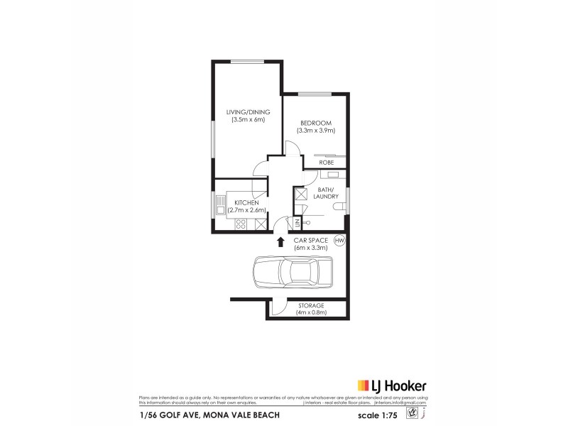 1/56 Golf Avenue, Mona Vale NSW 2103 Floorplan