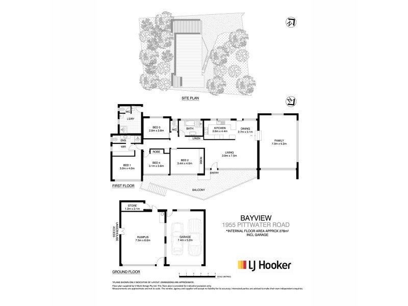 1955 Pittwater Road, Bayview NSW 2104 Floorplan