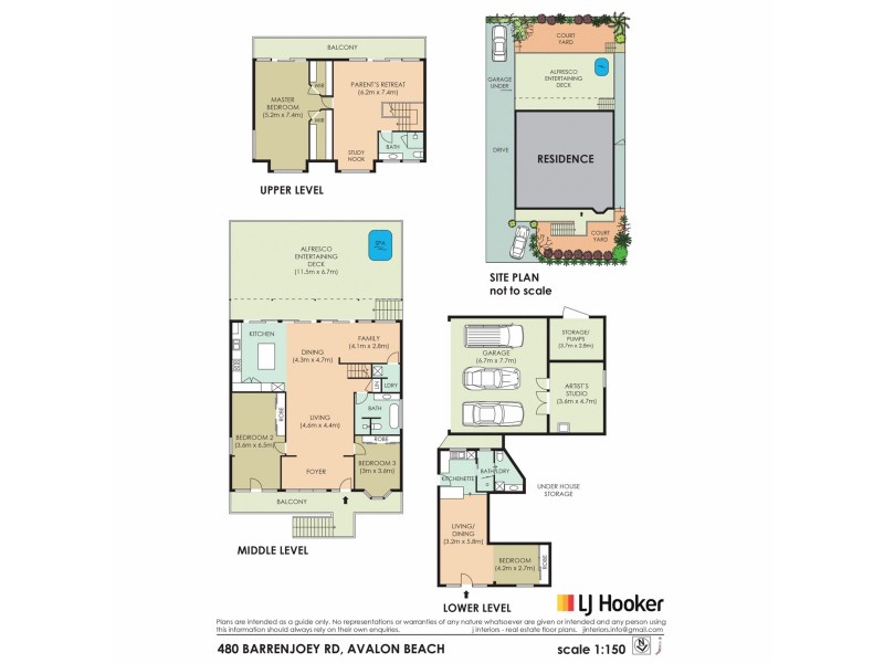 480 Barrenjoey Road, Avalon Beach NSW 2107 Floorplan