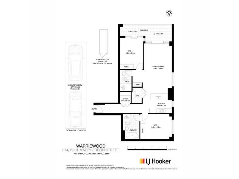 274/79-91 Macpherson Street, Warriewood NSW 2102 Floorplan
