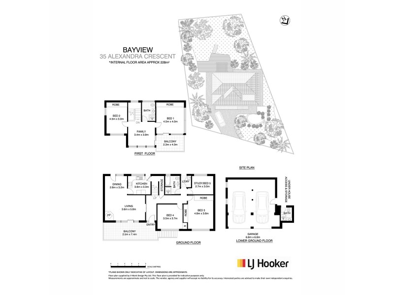 35 Alexandra Crescent, Bayview NSW 2104 Floorplan