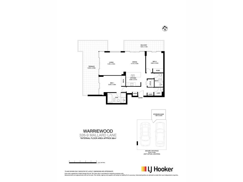 326/9 Mallard Lane, Warriewood NSW 2102 Floorplan