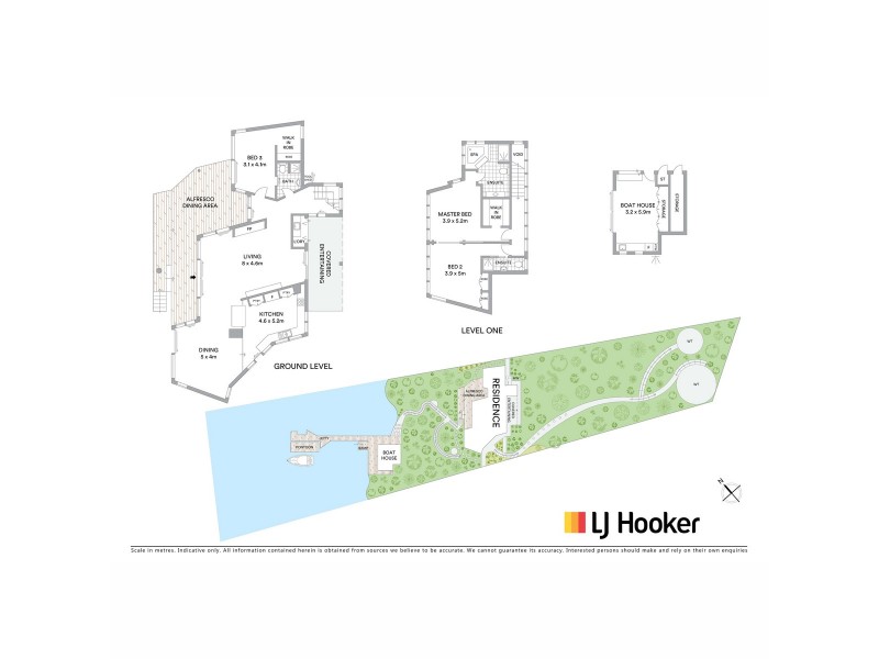 15 & 17 Robertson Road, Scotland Island NSW 2105 Floorplan