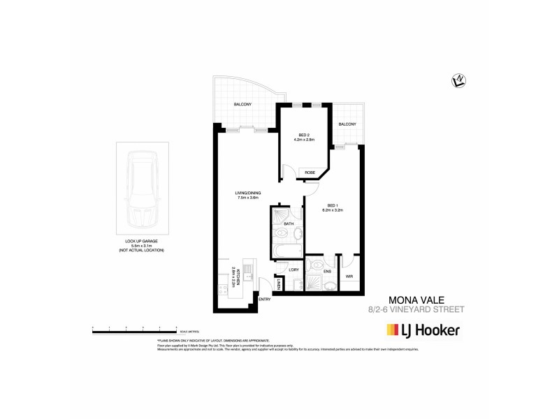 8/2-6 Vineyard Street, Mona Vale NSW 2103 Floorplan