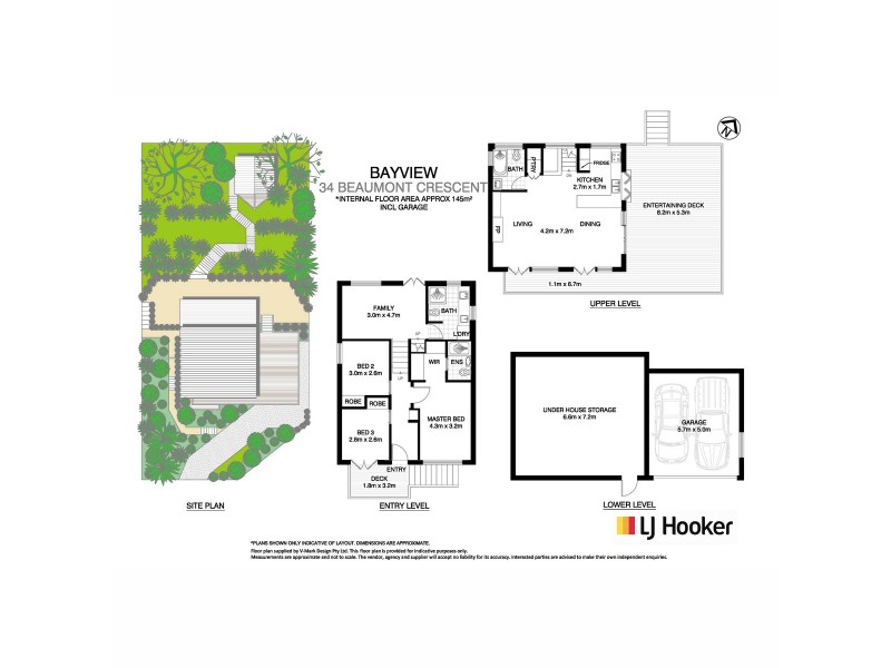 34 Beaumont Crescent, Bayview NSW 2104 Floorplan