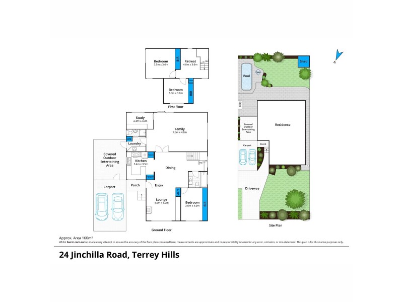 24 Jinchilla Road, Terrey Hills NSW 2084 Floorplan