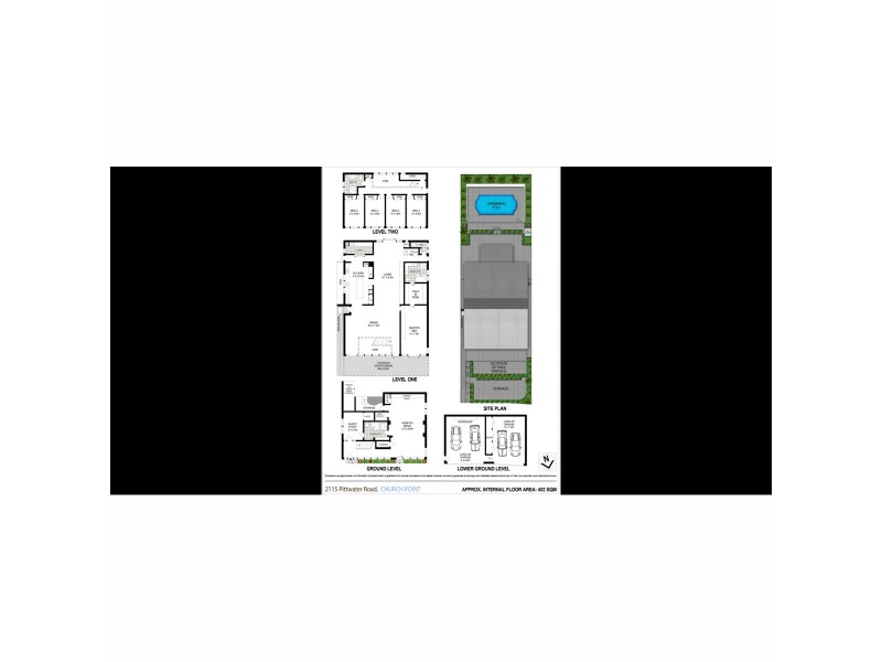 2115 Pittwater Road, Church Point NSW 2105 Floorplan