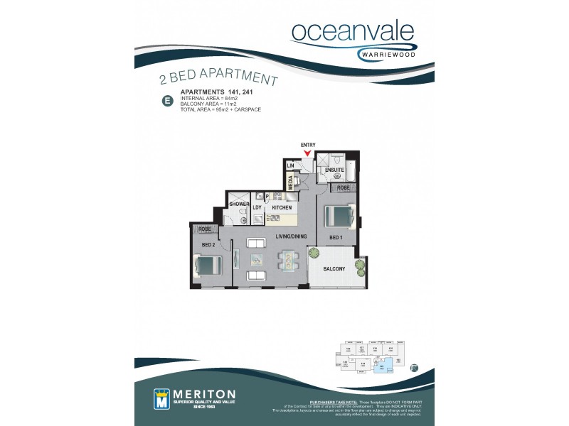 241/79-91 Macpherson Street, Warriewood NSW 2102 Floorplan