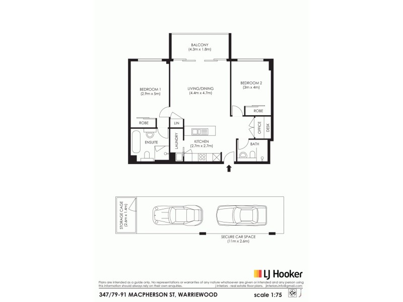347/79-91 Macpherson Street, Warriewood NSW 2102 Floorplan