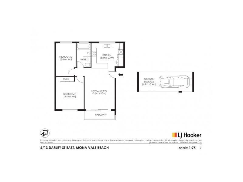 6/13 Darley Street, Mona Vale NSW 2103 Floorplan