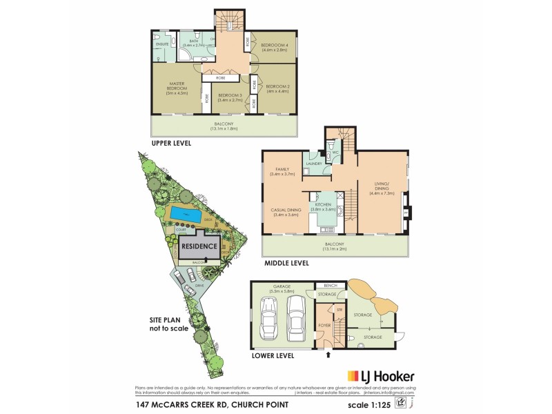 147 McCarrs Creek Road, Church Point NSW 2105 Floorplan